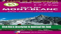 Download Pays Du Mont-Blanc (Hiking Map) (French Edition)  Ebook Free