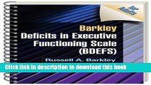 Read Book Barkley Deficits in Executive Functioning Scale (BDEFS for Adults) E-Book Free