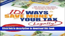 [PDF]  101 Ways to Save Money on Your Tax -- Legally!  [Download] Full Ebook