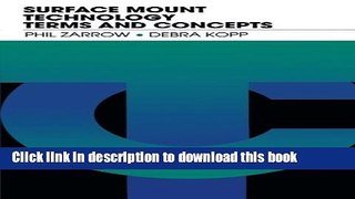 Read Surface Mount Technology Terms and Concepts Ebook Free