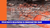 [PDF] The Leadership Coaching Sourcebook: A Guide to the Executive Coaching Literature Read Full