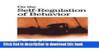 Read Book On the Self-Regulation of Behavior E-Book Free