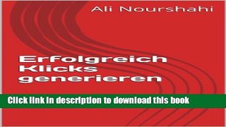 Read Erfolgreich Klicks generieren (German Edition) Ebook Free