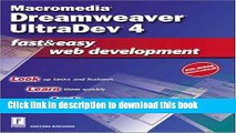 Read Macromedia Dreamweaver UltraDev 4 Fast and Easy Web Development with CDROM Ebook Online
