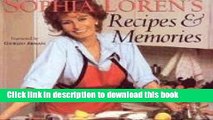 Download Sophia Loren s Recipes and Memories  Ebook Online