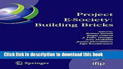 [PDF] Project E-Society: Building Bricks: 6th IFIP Conference on e-Commerce, e-Business and