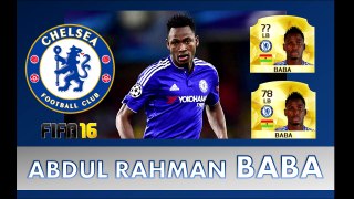 ABDUL RAHMAN BABA - Chelsea Youngsters at Full Potential - Fifa 16 Career Mode