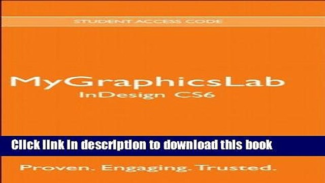 Read MyGraphicsLab Standalone Access Card for Adobe InDesign CS6 (MyGraphicsLab (Access