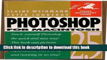 Download Photoshop 2.5 for the Macintosh (Visual QuickStart Guide) Ebook Free