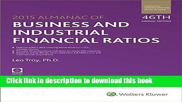 [PDF] Almanac of Business Industrial Financial Ratios (2015) (Almanac of Business and
