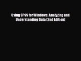 Read hereUsing SPSS for Windows: Analyzing and Understanding Data (2nd Edition)