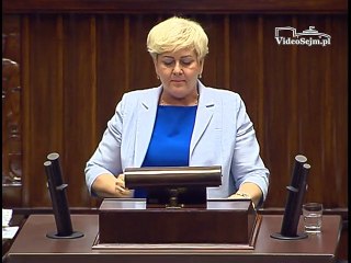 Poseł Małgorzata Pępek - Wystąpienie z dnia 05 lipca 2016 roku.
