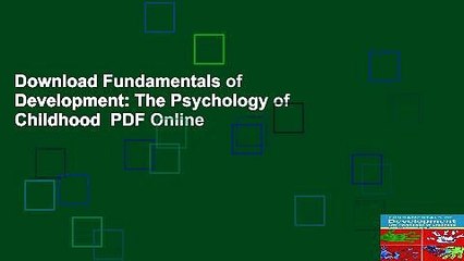 Download Fundamentals of Development: The Psychology of Childhood  PDF Online