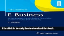 [PDF] E-Business: Grundlagen elektronischer GeschÃ¤ftsprozesse in der Net Economy Download Full