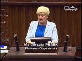 Poseł Małgorzata Pępek - Wystąpienie z dnia 05 lipca 2016 roku.