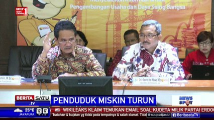 BPS: Rendahnya Inflasi Picu Penurunan Angka Kemiskinan
