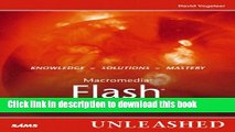 Read Macromedia Flash Professional 8 Unleashed  Ebook Free