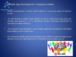 Best Mobile Apps Company in Dubai