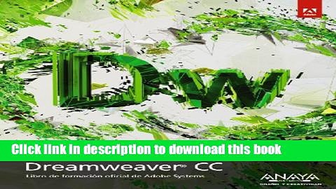 Read Adobe Dreamweaver CC / Adobe Dreamweaver CC Classroom in the Book (Spanish Edition)  Ebook