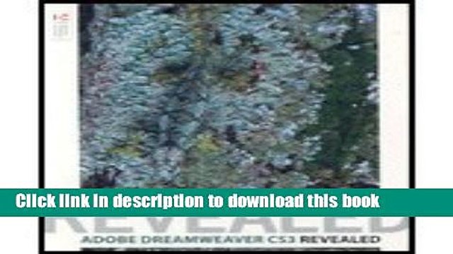 Read Adobe Dreamweaver CS3 Revealed (08) by Bishop, Sherry [Paperback (2007)] Ebook Free
