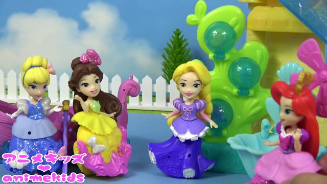 Disney Princess Toy Dress❤ リトルキングダム ドール 着せ替え おもちゃ プリンセス ドール animekids アニメキッズ animation