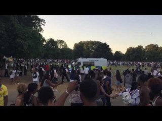 Police Vehicles Pelted as Hyde Park Water Fight Turns Violent
