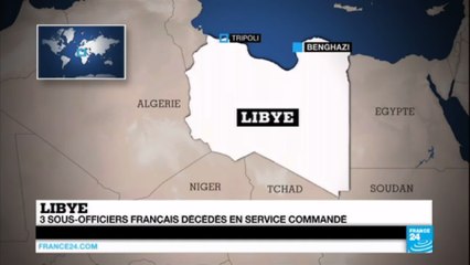 Trois militaires français tués par une milice islamiste en "service commandé" en Libye