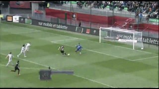 Incredible save game from the defender Mathieu Peberna Bastia Rennes Bastia (vine)