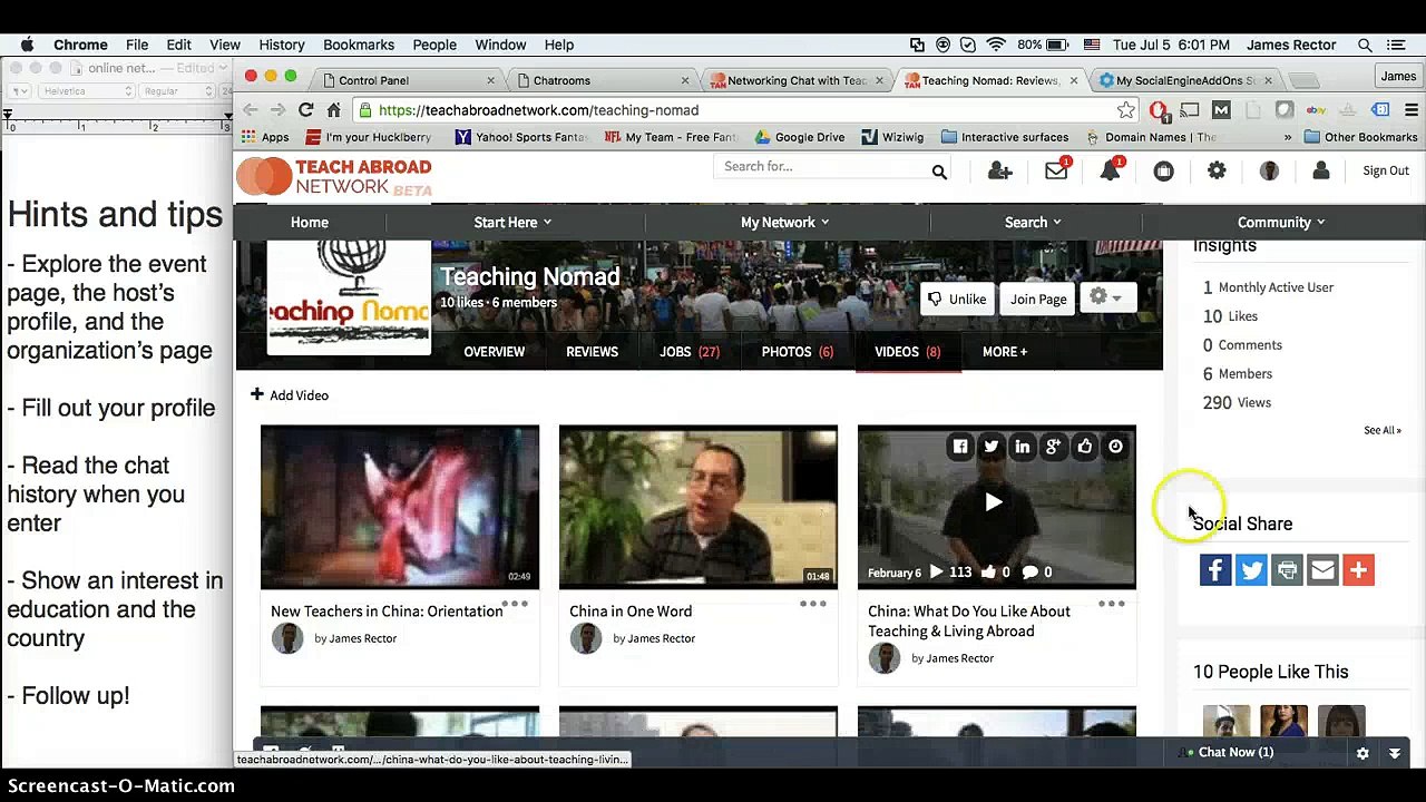 Advice for Networking Chats  - How to network for a job teaching abroad