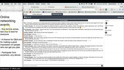 Introduction to Networking Chats - How to Find a Teaching Job Abroad