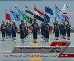= الموسيقى العسكرية تعزف السلام الجمهور بحضور السيسى خلال تخرج الكلية الجوية