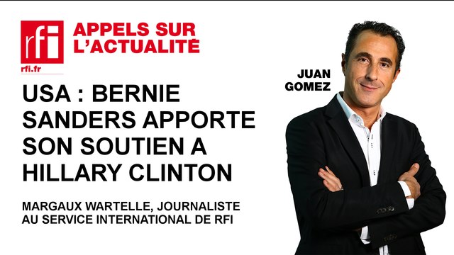 USA: Bernie Sanders apporte son soutien à Hillary Clinton