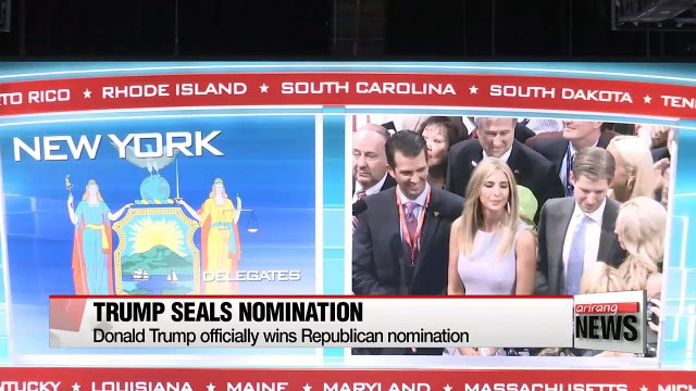 Donald Trump officially wins Republican nomination