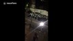 Street violence as riot police shut down rave in London