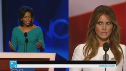 ميلانيا ترامب متهمة بأخذ مقاطع من خطاب لميشيل أوباما