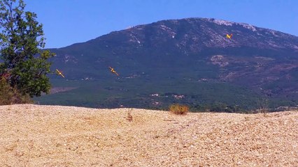 incendie  correns, Monfort,  var 19 juillet 2016, lac de sainte-croix