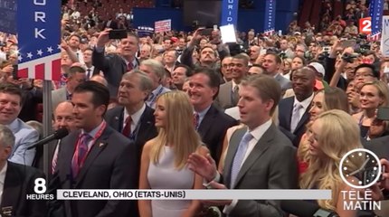 Donald Trump officiellement investi comme candidat du Parti républicain