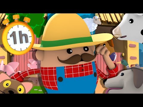 Dans la Ferme de Mathurin - 1h de Comptines en Français