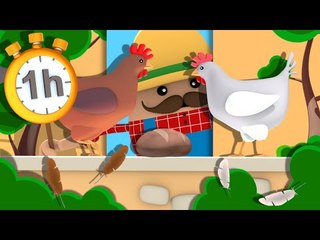 Une Poule sur un Mur - 1h de Chansons pour les Petits