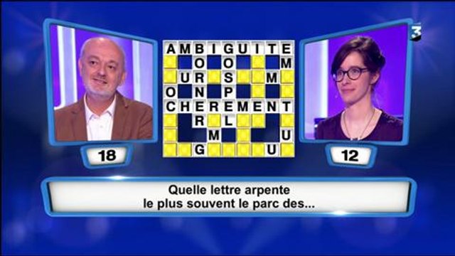 Le grand Slam , France 3 : Cyril Féraud reçoit un texto de sa grand-mère