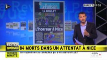 Attentats à Nice : la presse internationale sous le choc après le drame