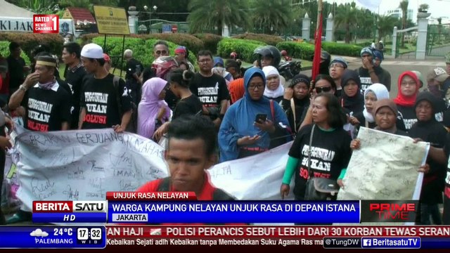 Puluhan Warga Kampung Akuarium Tagih Janji Jokowi