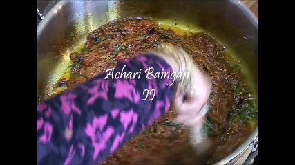 - ACHARI BAINGAN II - Bajias Cooking