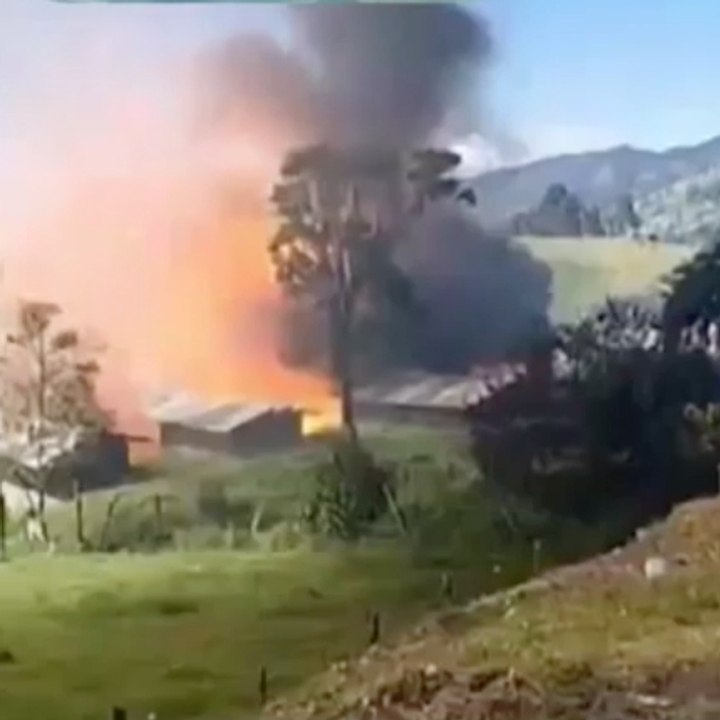 Uma explosão assustadora