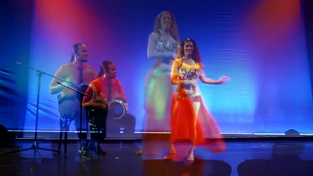 Sadie Bellydance and David Hinojosa Drum Solo Berlin 2015