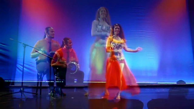 Sadie Bellydance and David Hinojosa Drum Solo Berlin 2015