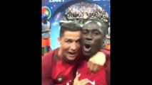 AMAZING! Cristiano Ronaldo And Eder Selfie Video After Winning EURO 2016!