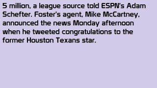 Arian Foster signs deal with Miami