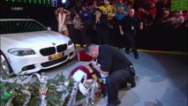 Alberto Del Rio accidentally hits Santa Claus with his car  Raw, Dec. 24, 2012