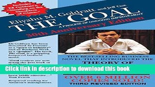 Download Books The Goal: A Process of Ongoing Improvement E-Book Download
